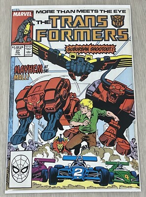 Transformers # 37 NM Marvel Comic Book Megatron Optimus Prime Bumblebee