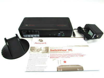 Avocent 4SVPUA10-001 Switch view Multi Media Switch PC Desktop KVM New Open Box