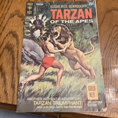 Tarzan 184 VG comic book 1970s Gold Key vs Lion cover | eBay