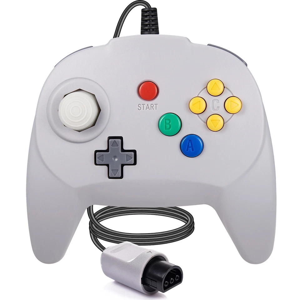 Wired N64 Controller 64-bit Gamepad Joystick for 64 Console Video Game+6FT Cable - Image 3 of 4