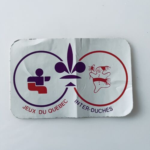Autocollant / Sticker Jeux du Québec Inter-Duchés Québec Canada - Picture 1 of 6