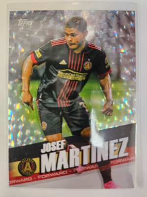 2022 Topps Chrome MLS Speckle Refractor #83 JOSEF MARTINEZ, Atlanta United