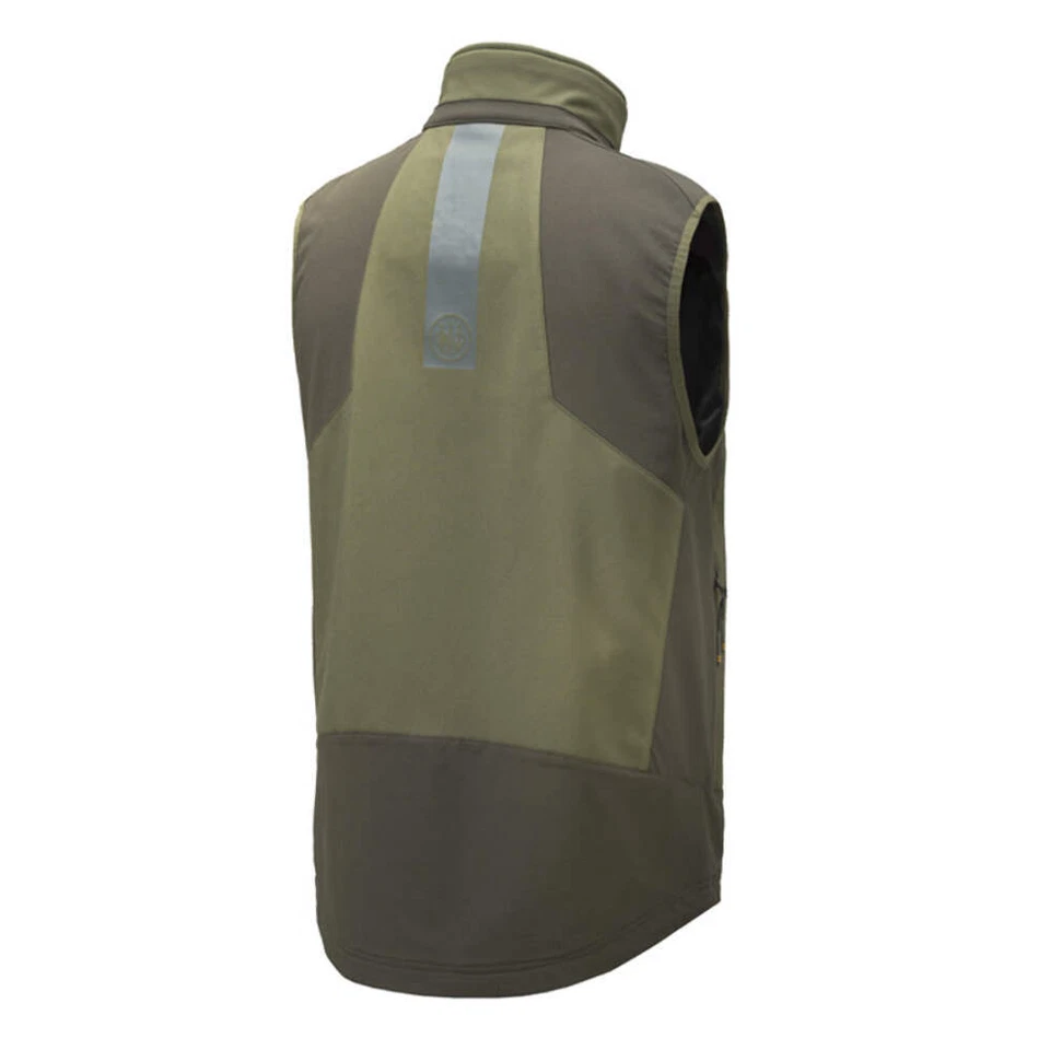 Beretta Butte Softshell Vest Moss / Brown Bark - Image 3 of 4