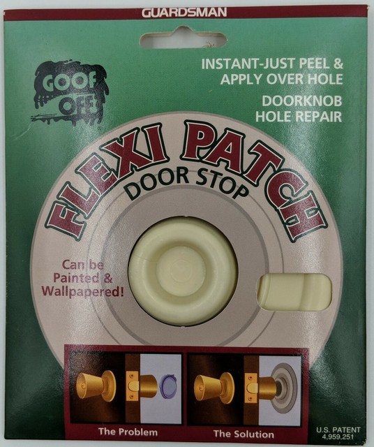 Flexi Patch Door Stop Wall Protector Self Adhesive NEW Can Be Painted