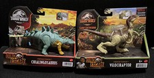 JURASSIC WORLD LOT OF VELOCIRAPTOR AND CHIALINGOSAURUS
