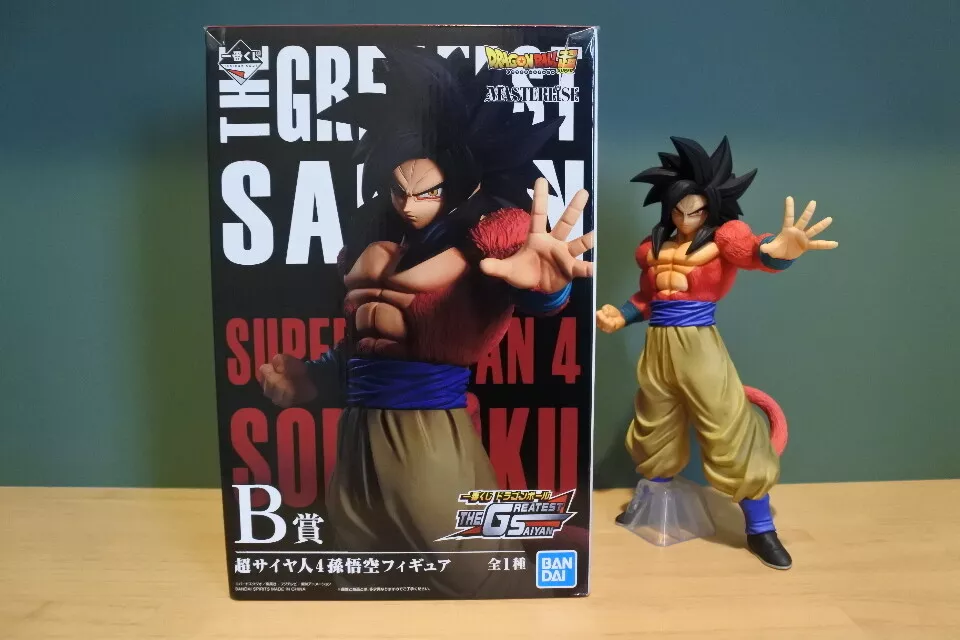 Bandai Ichiban Kuji Dragon Ball Super Saiyan 4 Son Goku Action Figure Black  - US