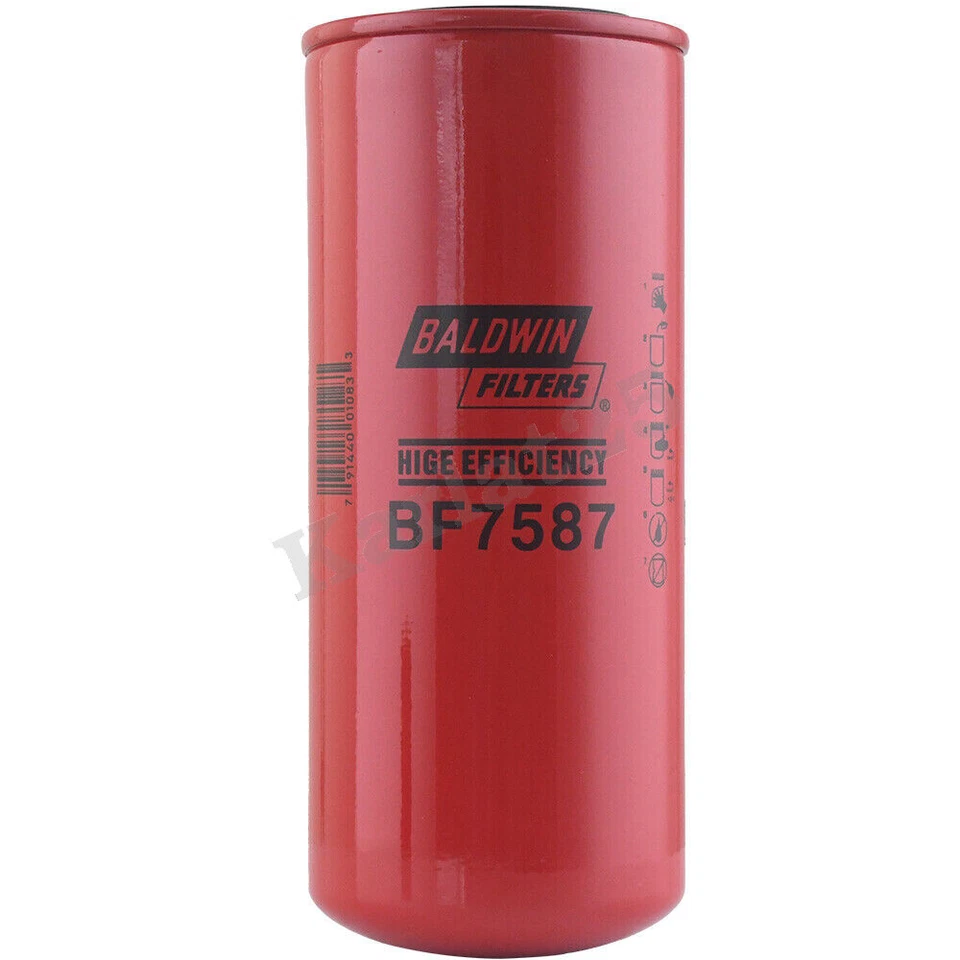 Filtro de combustible Baldwin BF7587 3 PIEZAS para motores Caterpillar Cummins BF7587 Foto 3 de 4