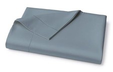 100 Egyptian Cotton Size Flat Sheet Only 94"x104" - Queen 04: French Blue