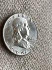 1963-D Franklin Half Dollar 90% Silver Uncirculated Brilliant Luster High Grade
