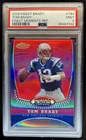 2008 Topps Finest Tom Brady Moments Refractor #/149 Patriots PSA 9