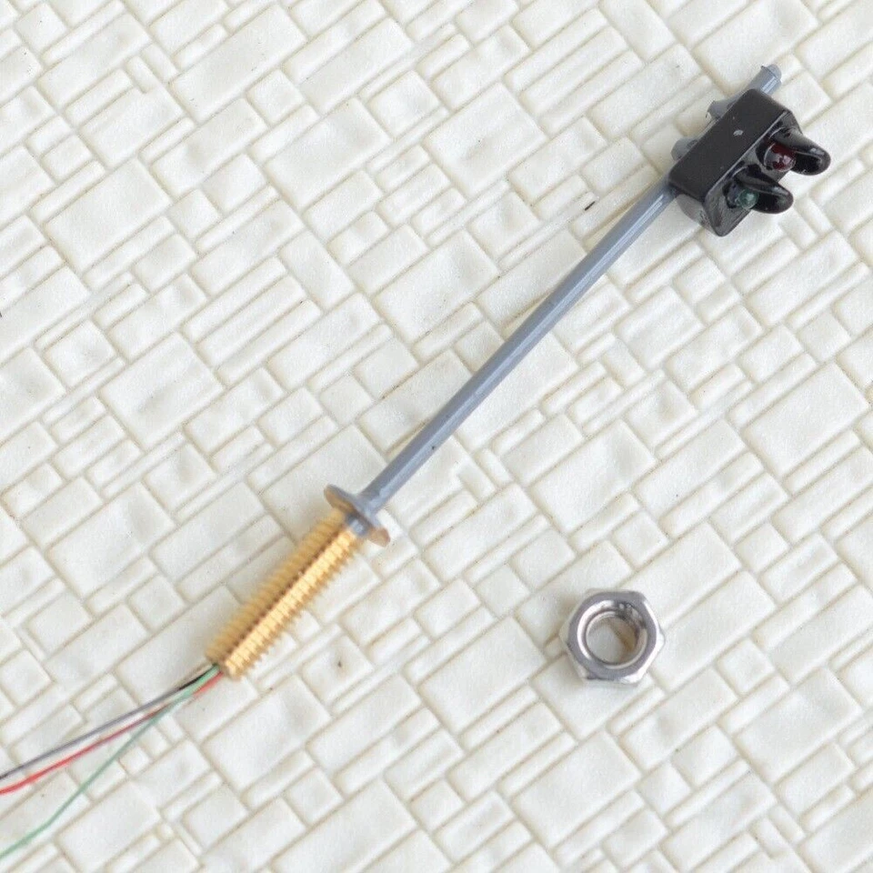 Lichtsignale Signale LED rot / grün 4,5cm hoch Blocksignale für TT 2 Stück S041 - Bild 3 von 4