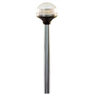 Marpac 7-6554 LED White Navigation Light 42'' Pole for 2pin UNIVERSAL plug Boat