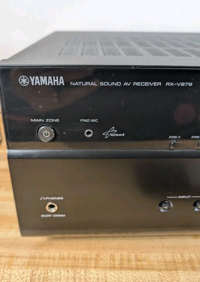 Yamaha RX-V679 7.2 Channel 4K Ultra HD AV Bluetooth Home Theater Stereo Receiver - Image 4 of 4