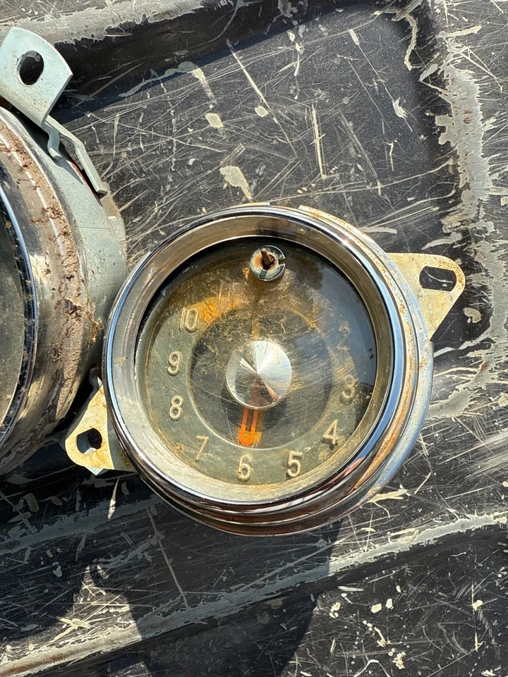 Lot Of 3 Vintage OEM 1955 Buick Special Century Roadmaster Instrument Gauges - Imagem 4 de 4