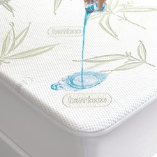 Queen Size Waterproof Mattress Protector, Premium Cooling Viscose from Mattre...