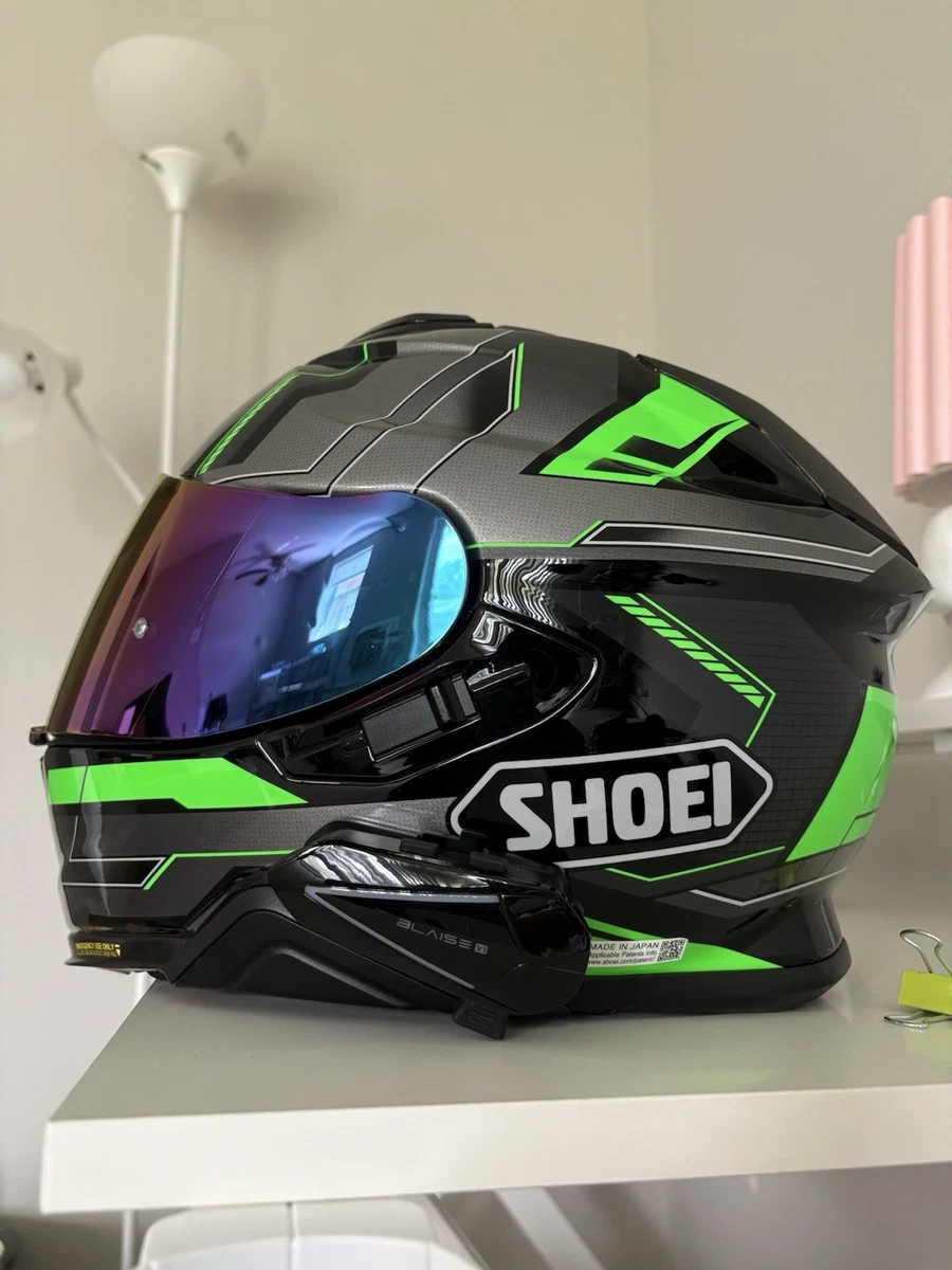 SHOEI Size M Green Motorcycle & Powersports Helmets for sale | eBay