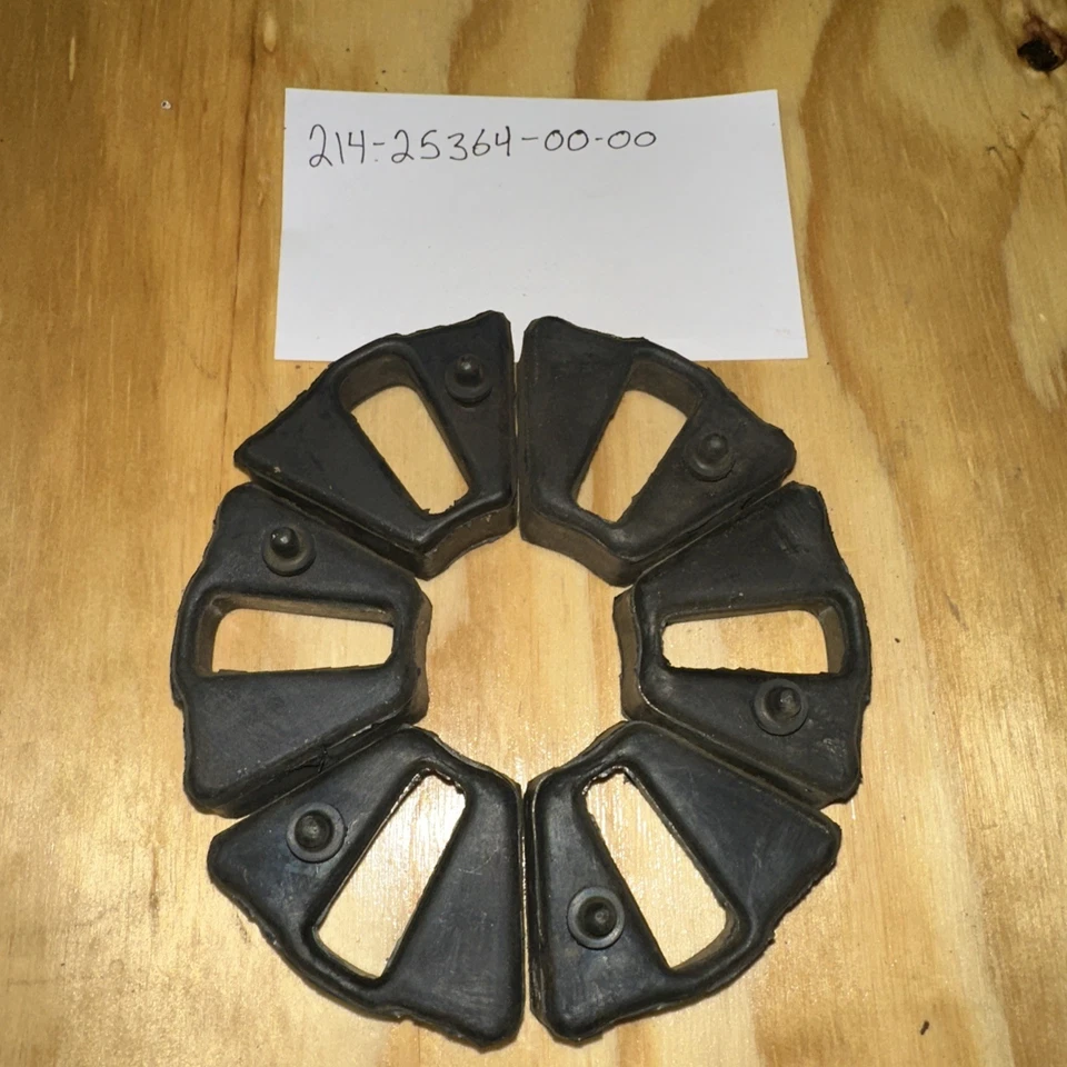 (CANTIDAD 6) AMORTIGUADOR DE COJINETE RUEDA TRASERA YAMAHA 1968-70 DT1 TD1 NOS #214-25364-00-00 Foto 3 de 4