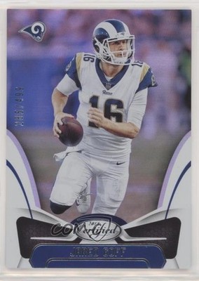 2018 Certified Mirror 285/499 Jared Goff #71 0k9w