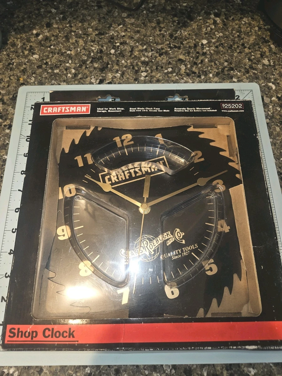 Craftsman Saw Blade Clock for sale | eBay