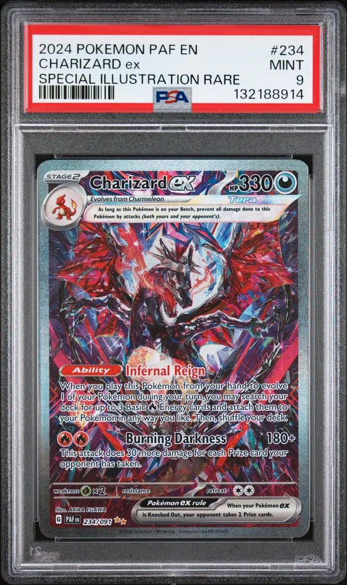 Charizard Pokémon TCG Grade 9 Rare Individual Collectible Card