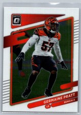 Germaine Pratt 136 2021 Donruss Optic Cincinnati Bengals Card