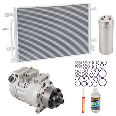 A/C Kit w/ AC Compressor Condenser Drier For Audi S4 2004 2005