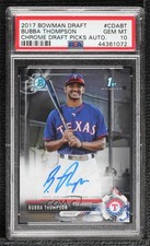 2017 Bowman Draft Chrome Pick Bubba Thompson #CDA-BT PSA 10 GEM MT Auto ni4