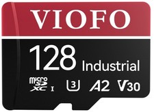 128GB Industrial microSD Card, U3 A2 V30 High Speed Memory Card with Adapter,...