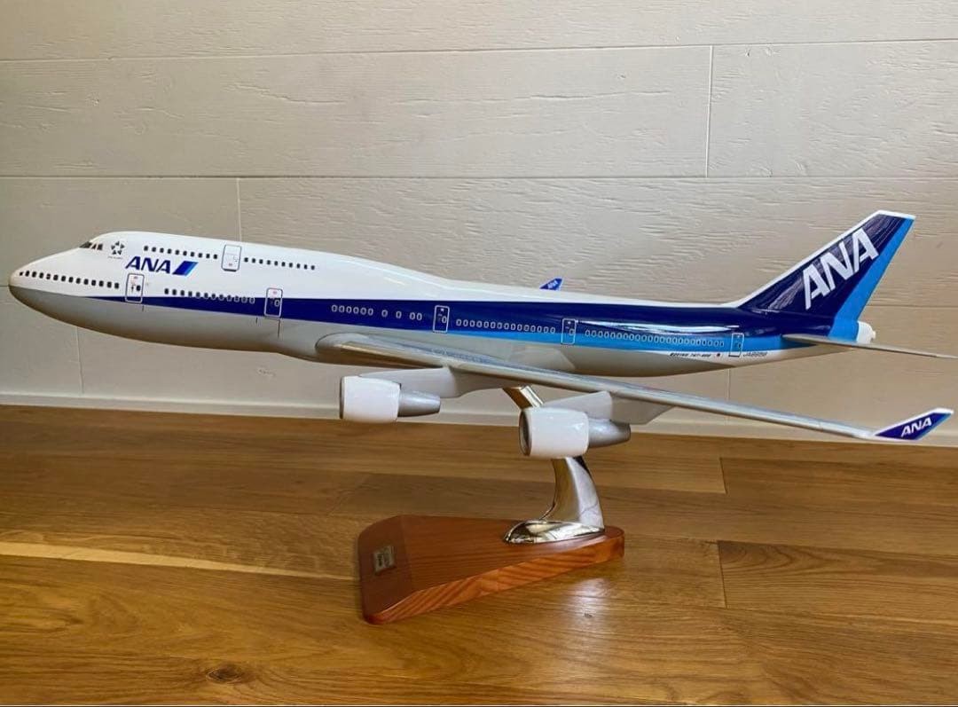 【新品◦未展示】ANA 747 1/100 スタンド付き パックミン New ◦Not on display] ANA 747 1/100 with stand Pacmin | eBay