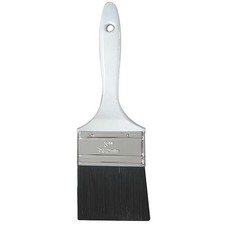 Manufacturer Varies 3" Flat Sash Soft, Polyester Bristle, Paint Brush, Plastic
