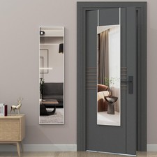 OVER THE DOOR MIRROR 47 X 12 WALL MIRROR FULL LENGTH WHITE MIRROR FULL LENGTH