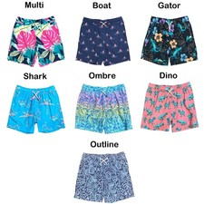 Member's Mark Boy's Resort Swim Trunk with Built-In Liner, 4-Way Stretch