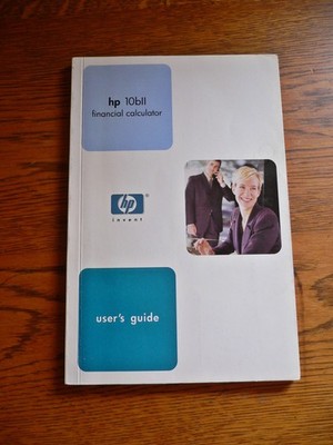 HP-10BII Finanzrechner Benutzerhandbuch - Edition 1