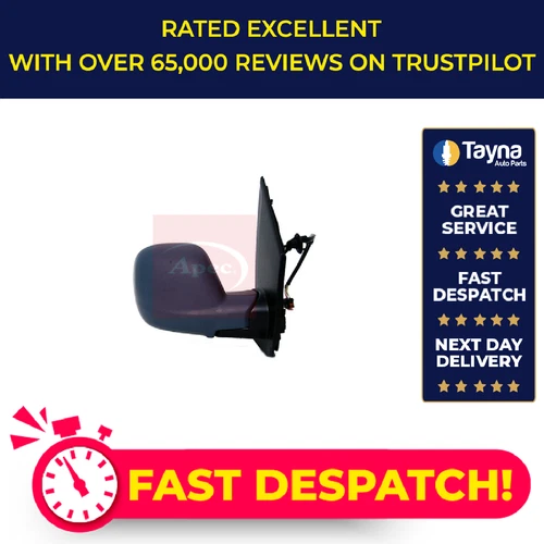 Door / Wing Mirror fits PEUGEOT EXPERT 2.0D Left N/S Passenger Side 98155884XT