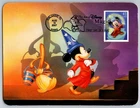 #4192 Disney Magic Mickey Mouse FDC Maxi Card Large Disney World PC to France