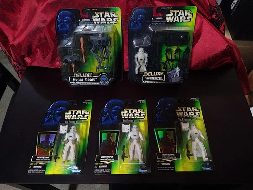 STAR WARS 1996/97 Empire Hoth 5 piece set, Kenner, army builder