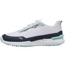 Puma Ignite Elevate X Golf Shoe - 31022105 - Puma White/Deep Navy/ Mint - 9