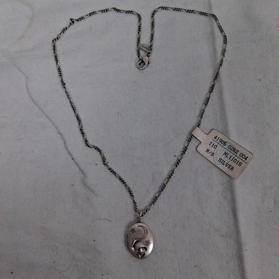 WB Offical .925 Sterling Silber Marvin der Marsianer Foto Anhänger Halskette 90er