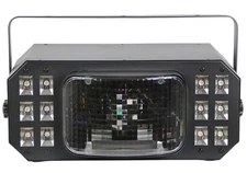 Gearlux 3-in-1 Strobe/UV Derby Light RGBW CREE LEDs and UV+White LED