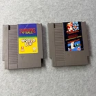 Vtg Nintendo NES 1985 Game Lot Untested *Superspike Ball & Super Mario Duck Hunt