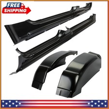 Outer Rocker Panels  Cab Corners Compatible with 1999-2007 Chevy Silverado GMC