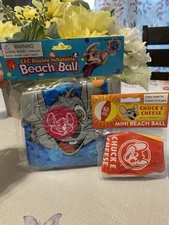 Chuck E. Cheese Inflatable Beach Ball Set Of 2