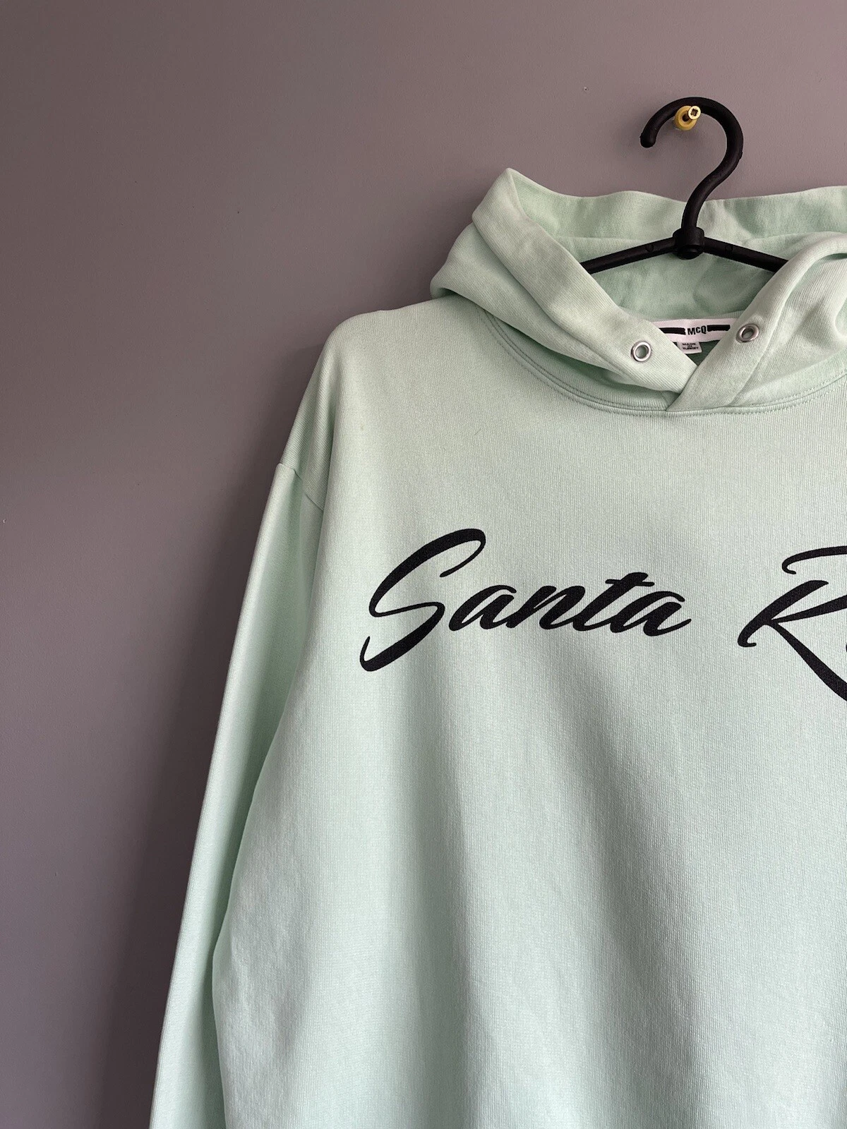 Felpa con cappuccio MCQ Alexander McQueen Santa Rosa Mcq Racer da uomo taglia S