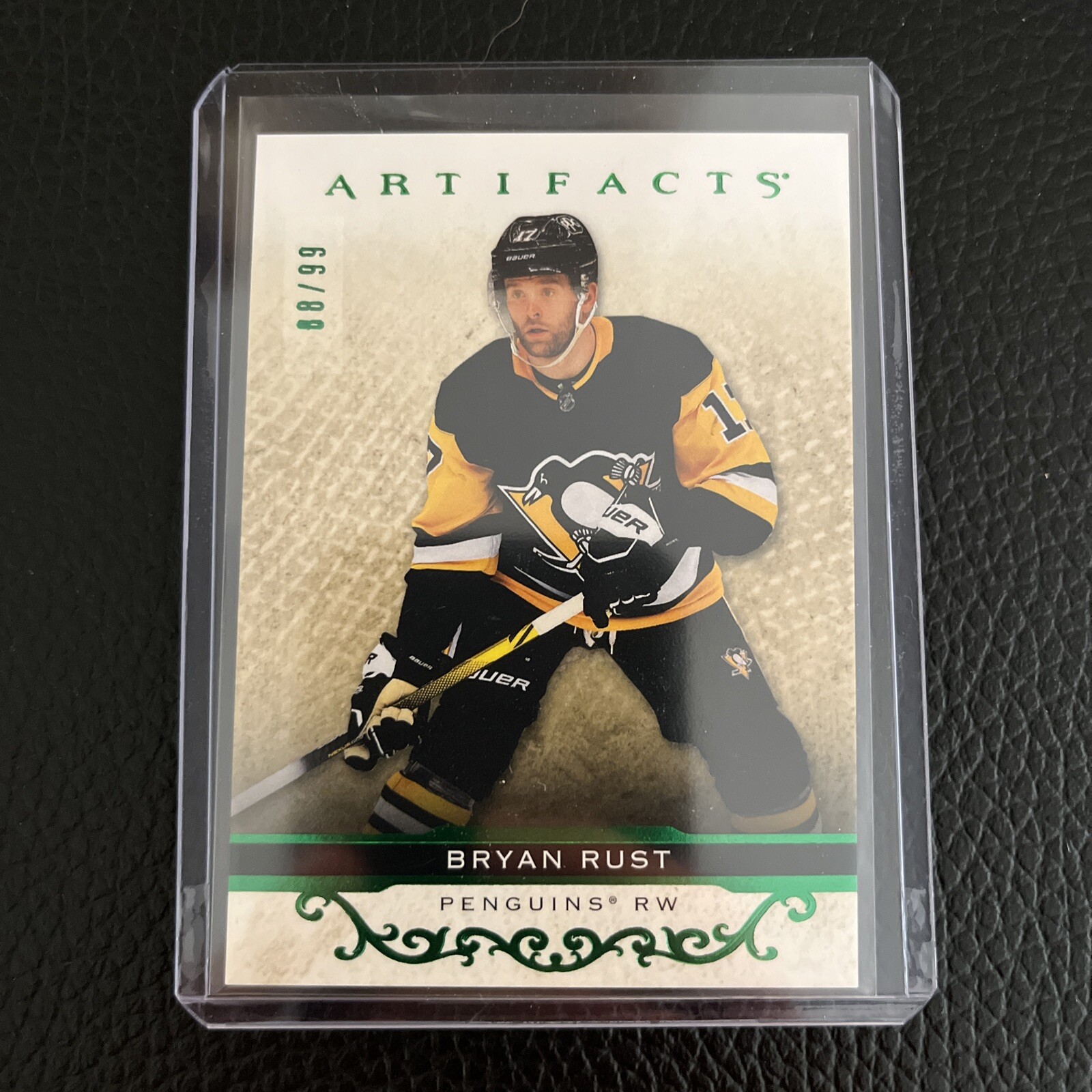 2021-22 Upper Deck Artifacts - Emerald #96 Bryan Rust /99
