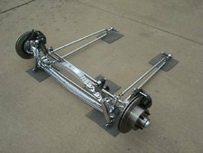 Pete Jakes 2095c Chrome I-beam Dropped Axle Front End 1928-31 Ford Complete Pete Jakes 2095c Chrome I-beam Dropped Axle Front End 1928-31 Ford Complete