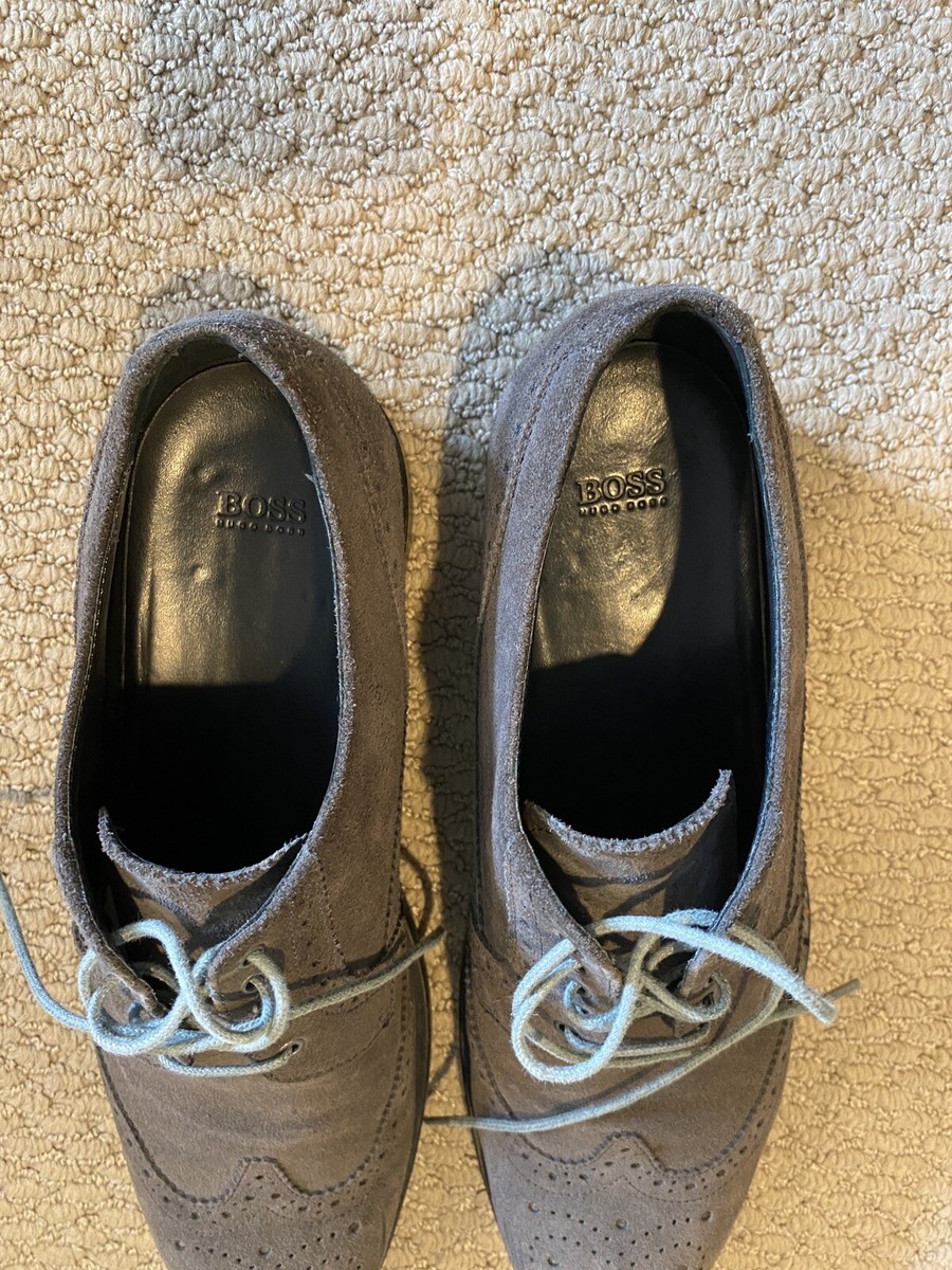 Hugo Boss Men’s Grey Suede Wingtips US Size 10 Hugo Boss Men main image 3
