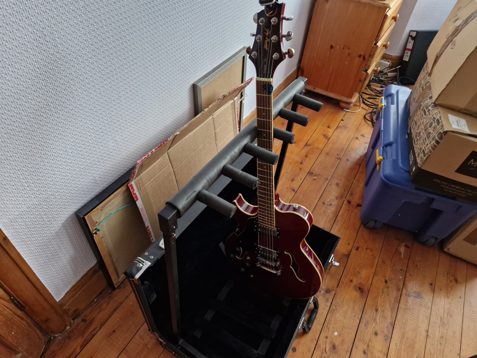 ROCKSTAND MULTI GUITAR STAND CASE FOR 5 GUITARS eBay