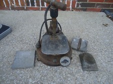 MÁQUINA VULCANIZADORA PARCHE NEUMÁTICO ELÉCTRICO VINTAGE prensa arcos sello fast corp