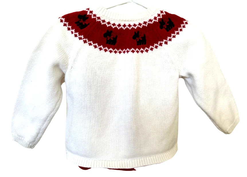 Camiseta Gymboree Holiday friends Natal Scottie cachorro meia-calça vermelha tutu 24 - Imagem 4 de 4