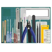Modeler Basic Tools Craft Set Hobby Building Tools Kit Gundam Car Model Building